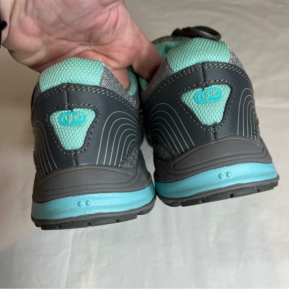 Ryka gray teal sky walk walking exercise athletic shoes size 10 - Picture 4 of 7